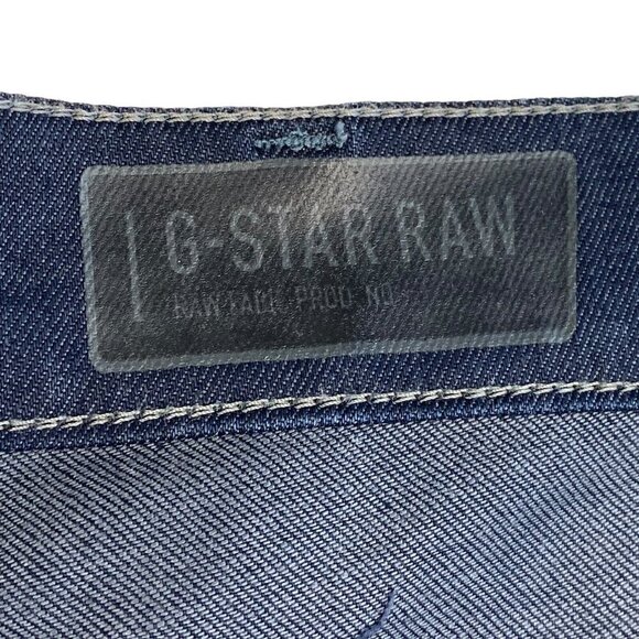 G STAR Raw Men's GS 01 Heller Super Slim Dark Wash Indigo Jeans US 28 X 32 - Picture 9 of 14